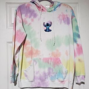 Washed Out Tie-Dye Stitch Hoodie